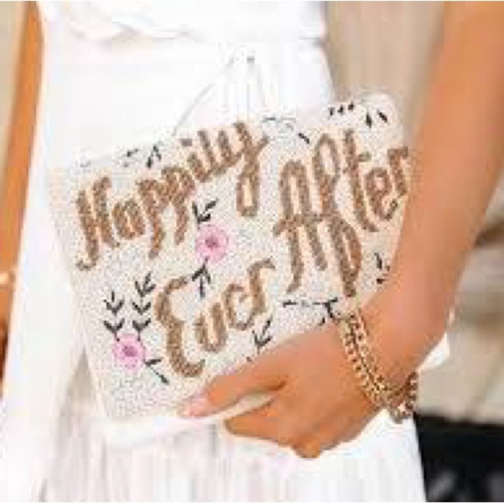 “Happily Ever After” Floral Beaded Clutch (see photos)